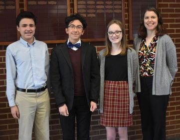 Four MMI students place in Holocaust Essay contest
