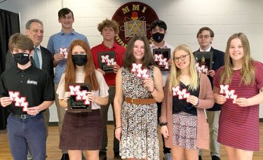 MMI Athletic Awards Cross Country Letter Winners