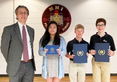 MMI Mid School Awards American Legion Award Winners