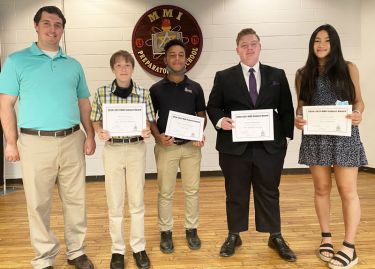 MMI Upper School Awards Ninth Grade Subject Award Winners