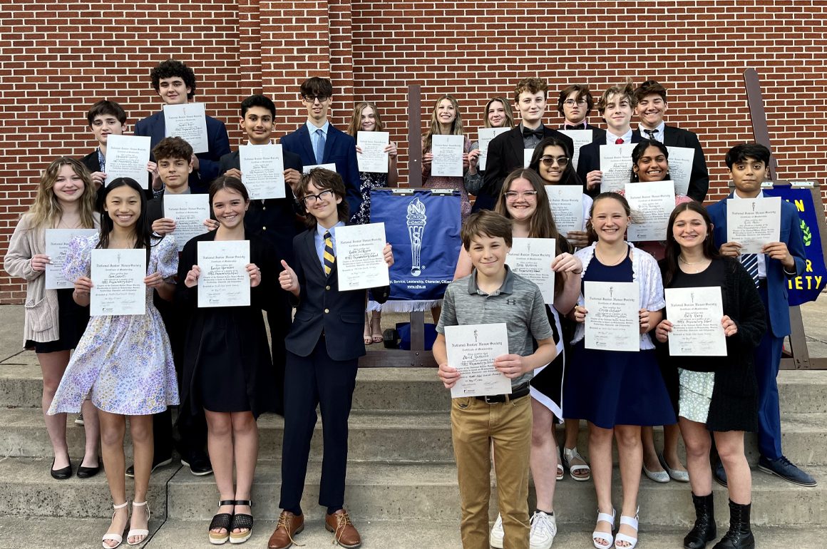 MMI inducts 27 students into National Junior Honor Society