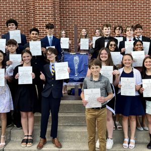 MMI inducts 27 students into National Junior Honor Society
