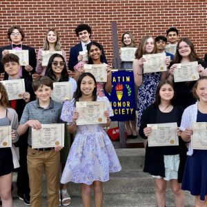 MMI inducts 19 students into National Junior Classical League for Latin