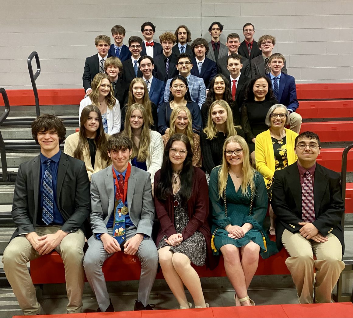 Photo of NHS Inductees