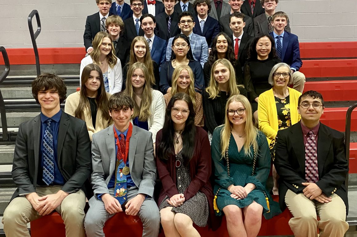 Photo of NHS Inductees