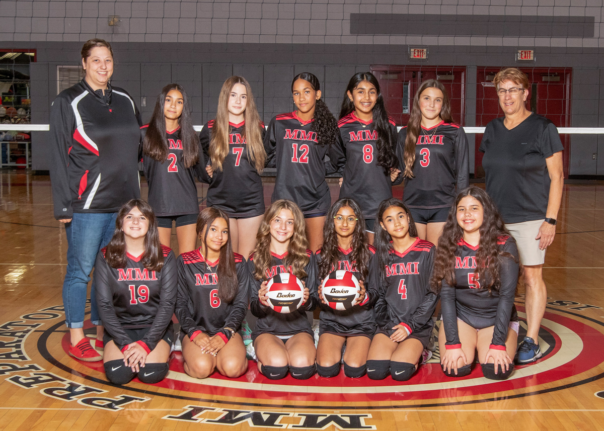 MMI Middle School Volleyball team