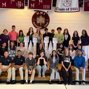 The cast and crew of MMI’s production of Willy Wonka.